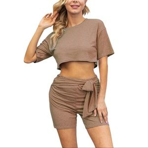 NWOT Yoga Outfit High Waist and Sport Bra 2pieces